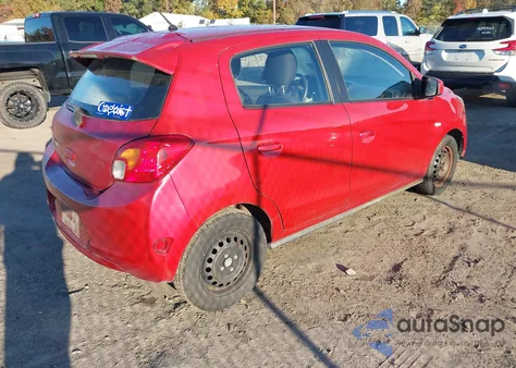 2015 Mitsubishi Mirage De from USA, damaged, VIN ML32A3HJ4FH053348